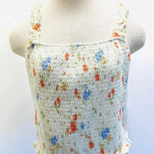 NWT SO GOODS FOR LIFE Juniors Sleeveless Pullover Cropped Shirred Top Size XXL